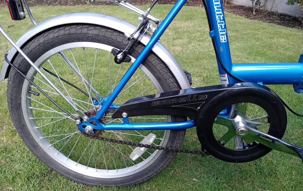 Emmelle 'Shuttle' Single-speed Folding Bike.  Used. 20" Wheels. student, shoping