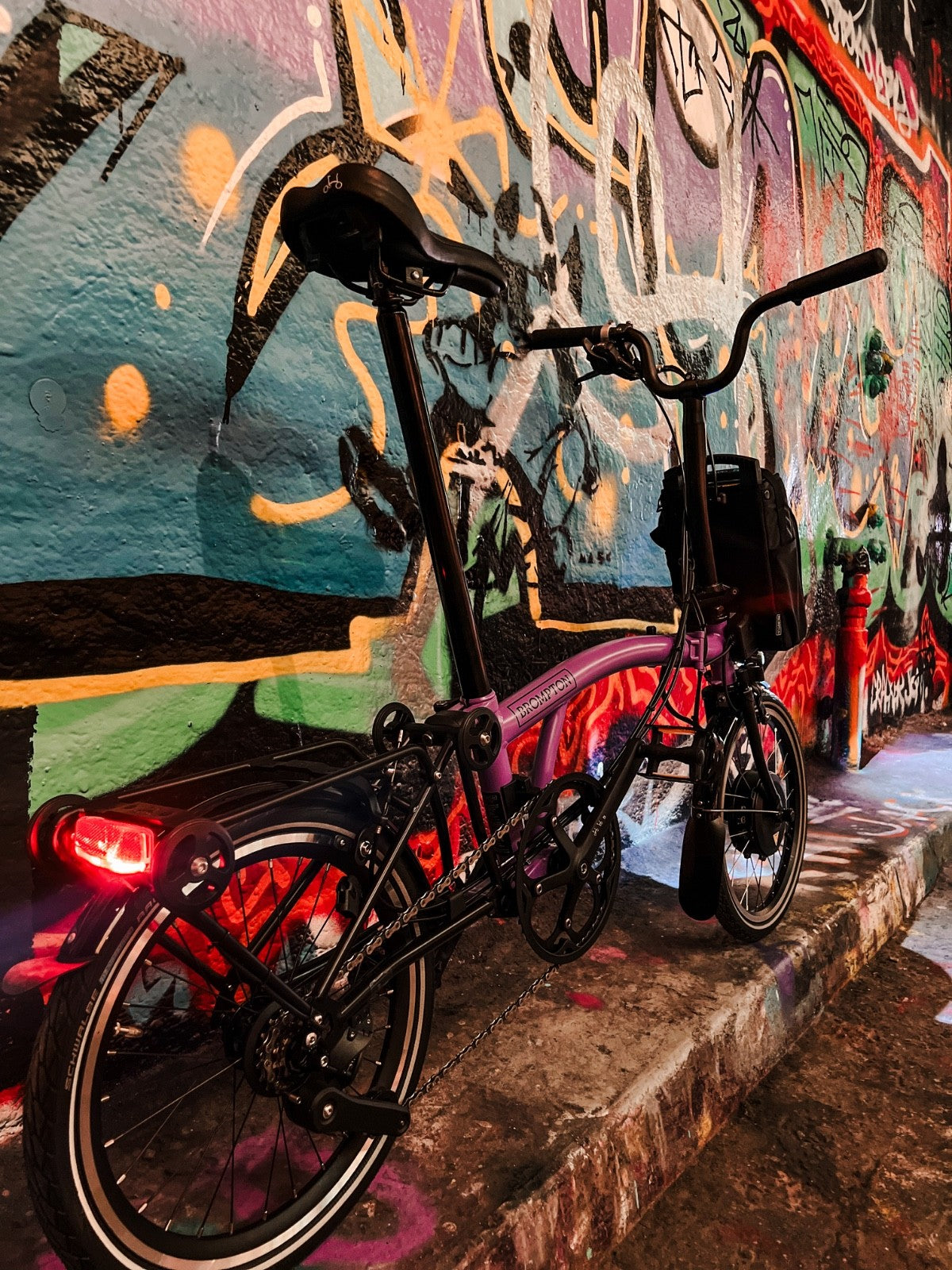 brompton Electric C line [4 speed] Pop Lilac