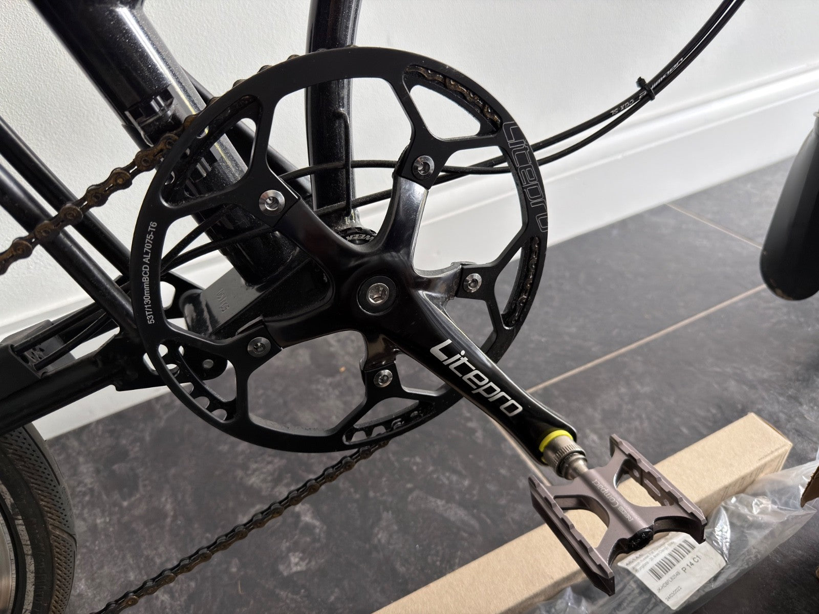 Brompton P Line Urban. Lightweight Parts & 5 Speed Upgrade - Excellent Condition