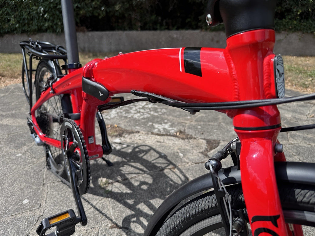 Tern Verge D9 Folding Bicycle Red - In Excellent Condition