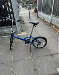 Apollo Tuck Folding Bike Blue 20" Wheel 6 Speed Folding Bicycle Commuter Adult