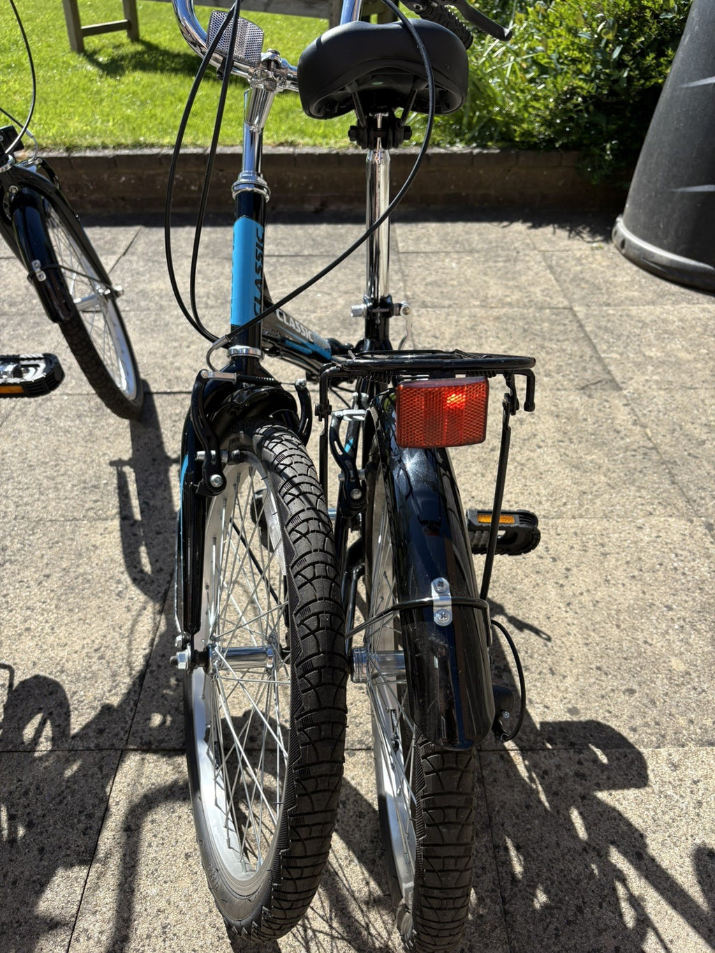 2 x Adults Black Classic Saker Folding Bike Venture Series 20" Shimano 6-speed
