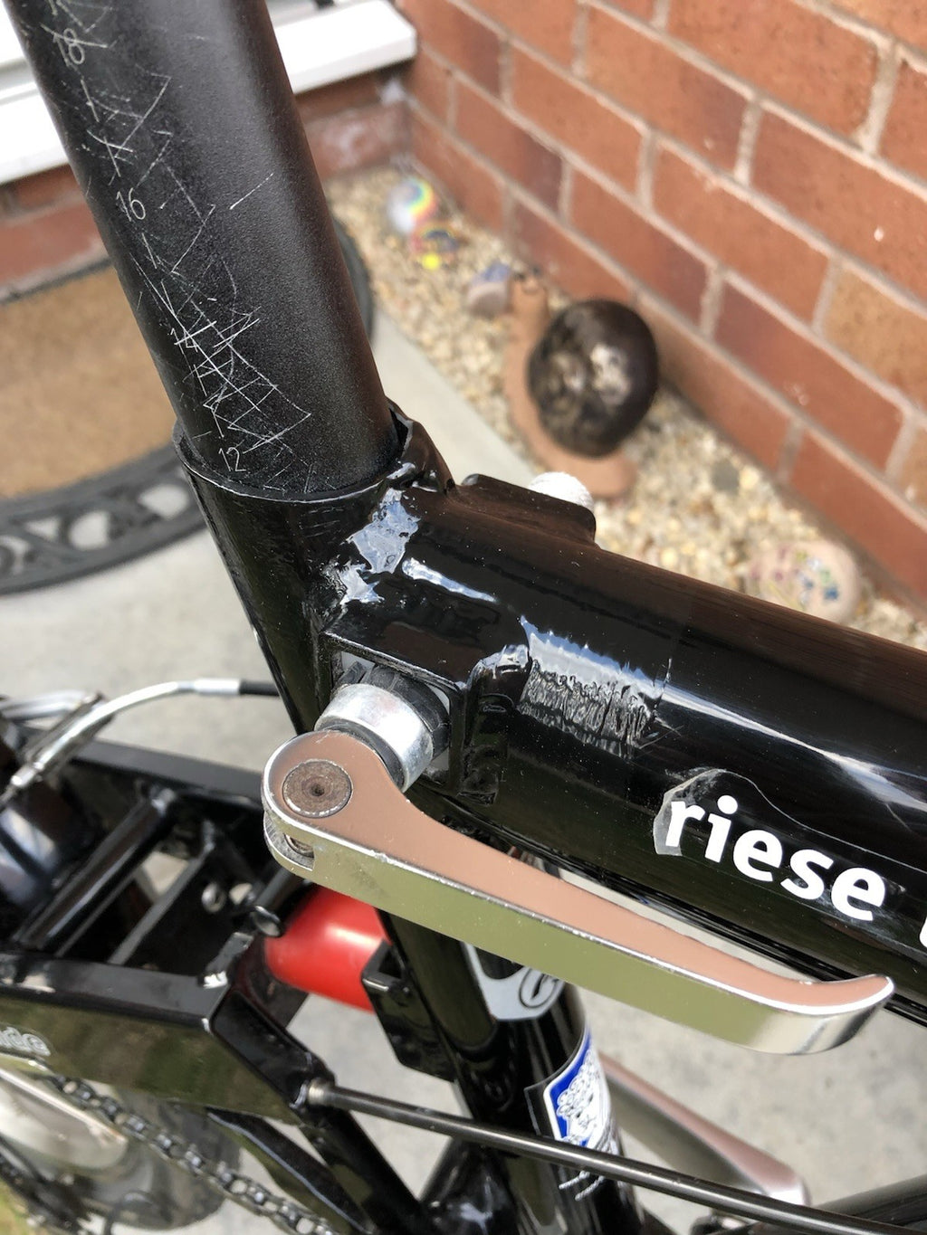 Birdy folding bike.