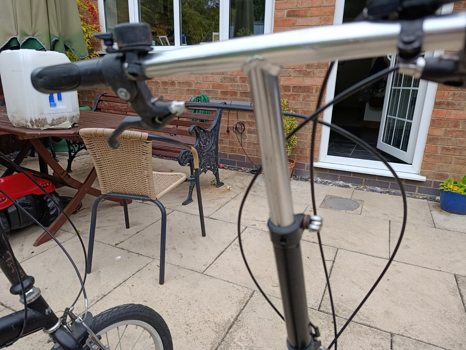 2 Folding Bikes, 5 speed. 16 inch wheels. Used.