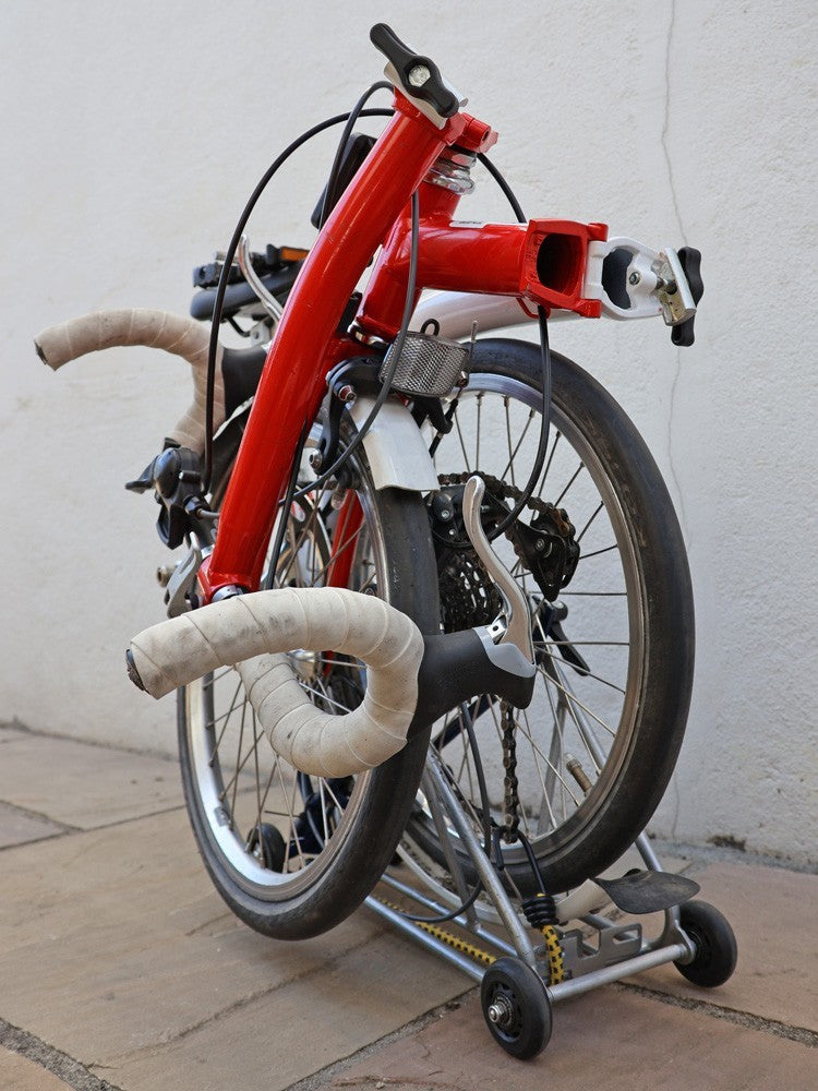 Brompton Bike extensively modified for touring