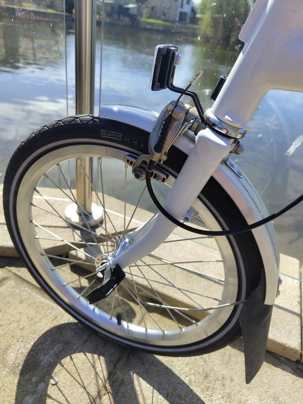 Brompton M6L Folding Bike 2015 Ivory –Excellent Condition, Serviced, C line, 6 S