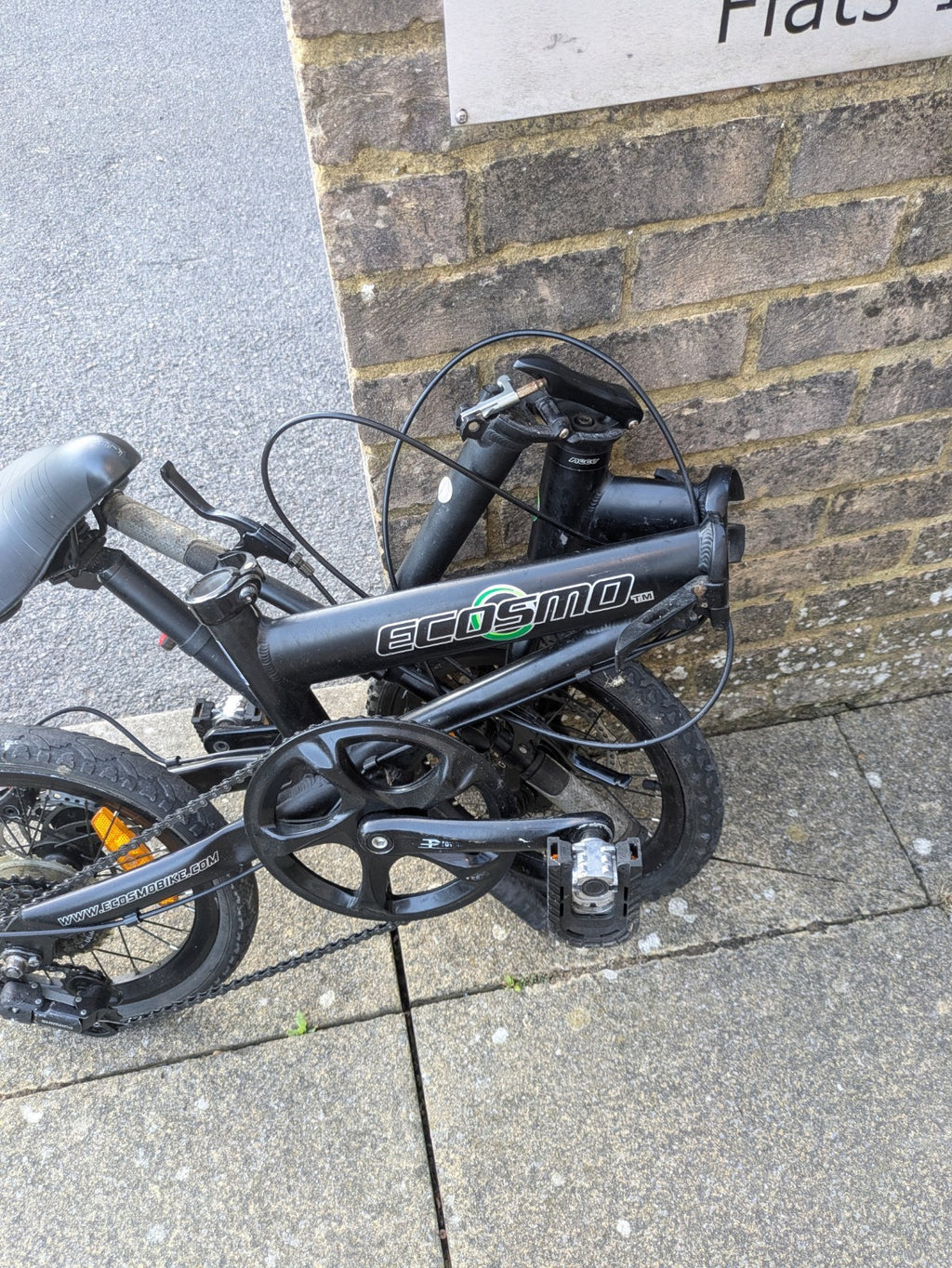 E-cosmo Fold-Up Bike Unisex Adults or children, adjustable