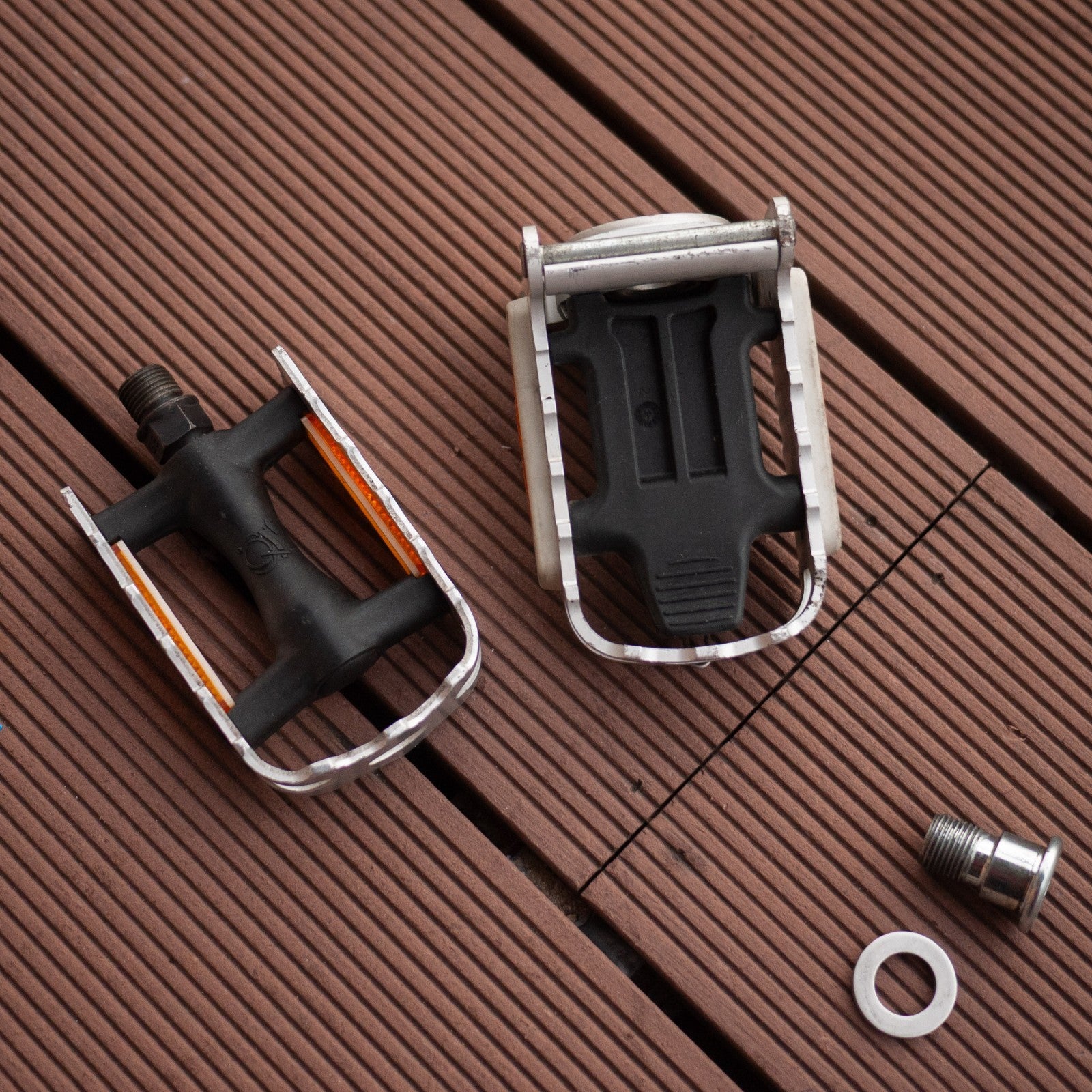 Brompton Folding Bike Folding Pedal Silver - Pair RRP£67