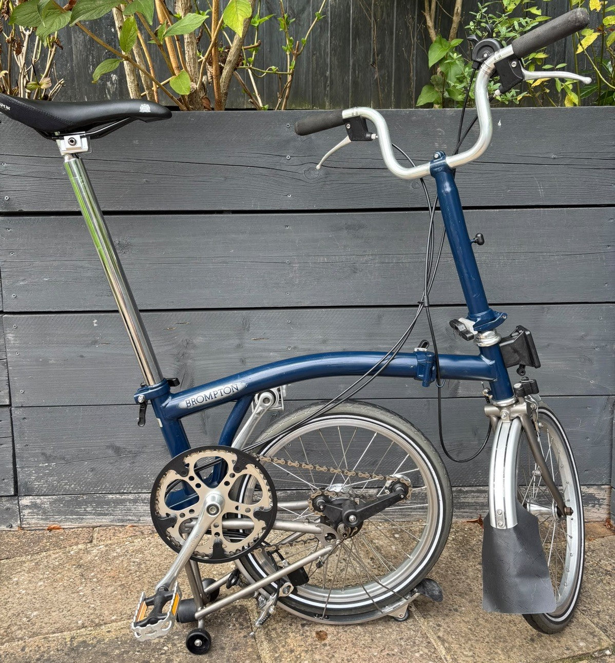 Brompton M3L-X Titanium C Line 3 speed Tempest Blue - Excellent Used Condition
