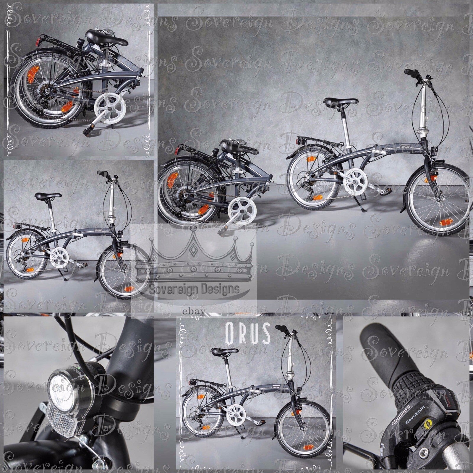 Folding Bike ORUS Aluminium Folding Bike - 20" Wheels - NEW
