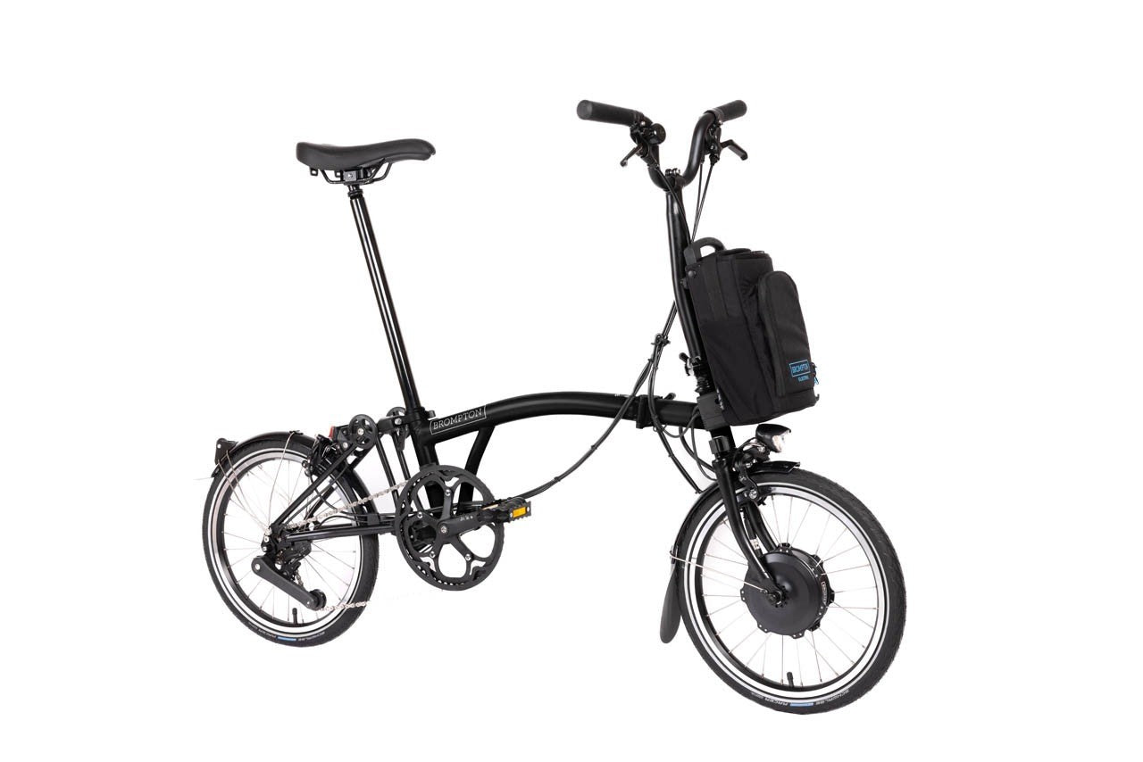Brompton Electrc C Line Explore 6 Speed Folding Bike, Black Edition, Mid NEW