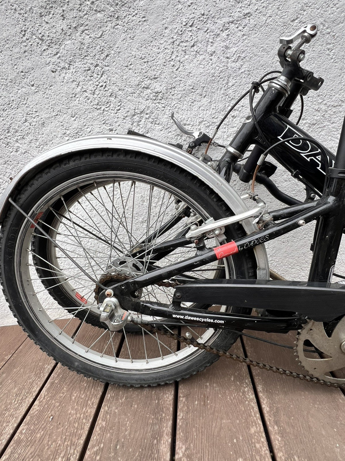 Dawes Diamond Black & Silver Folding Bike 20" Wheels shimano Nexus 3 speed hub