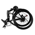 26 in Folding Mountain Bike 21-Speed MTB Bicycle Full Suspension Disc Brake Bike