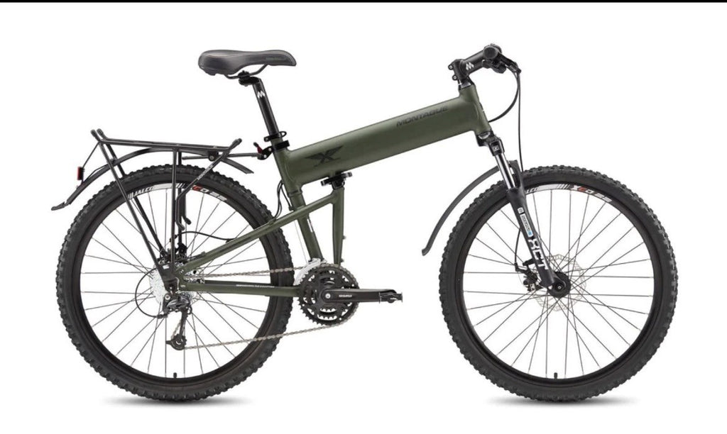 Original Montague Paratrooper Folding Mountain Bike. Large 20” frame. EXC. Rare.