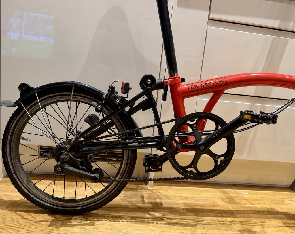 Brompton M6L - Black Edition / Rocket Red