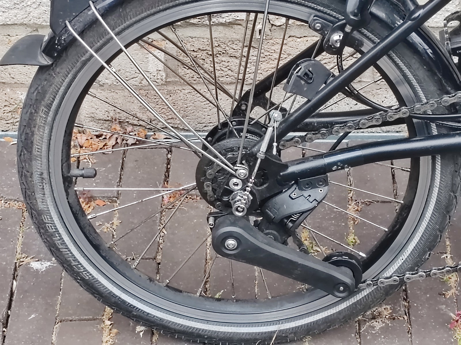 Brompton C Line 12 Speed Black Edition Folding Bike - Good Condition