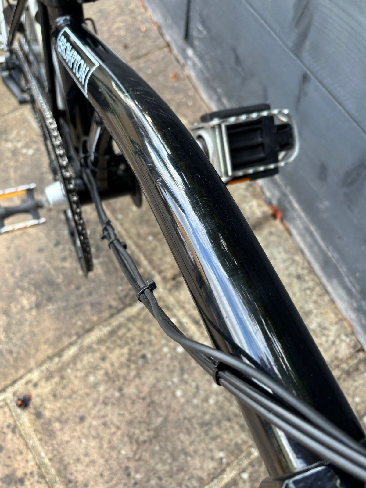 Brompton M3L Swytch Converted Folding Bicycle 3 Speed C line gloss Black