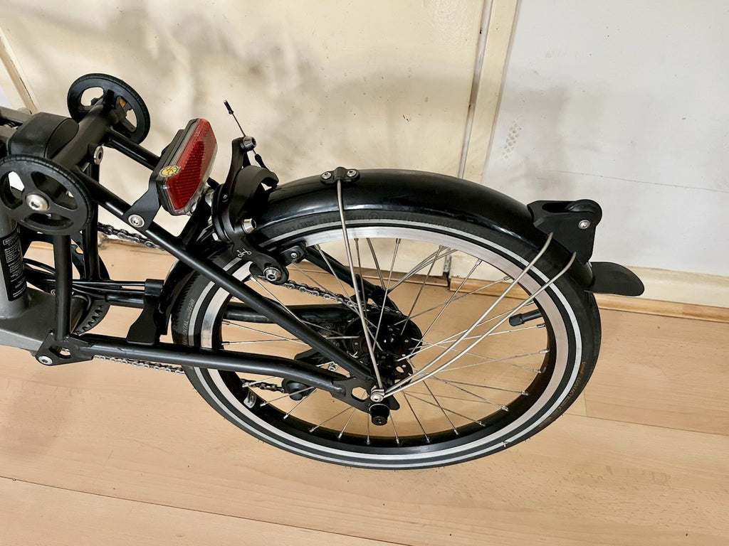 Brompton P Line 4-Speed Folding Bike Stormy Grey Excellent Condition