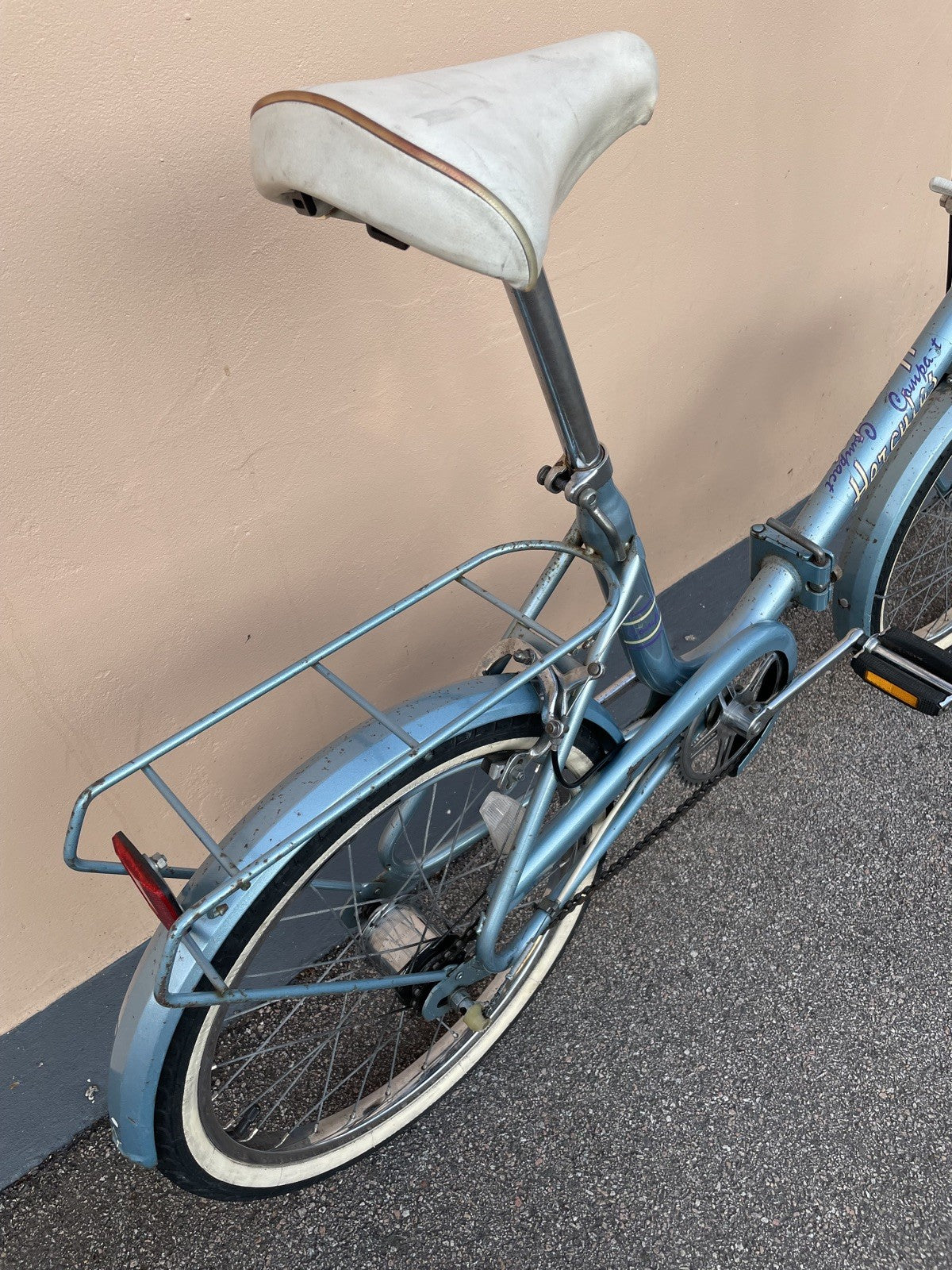 Vintage Hercules Compact folding bike Stowaway Shopper fold up Raleigh Retro LDN