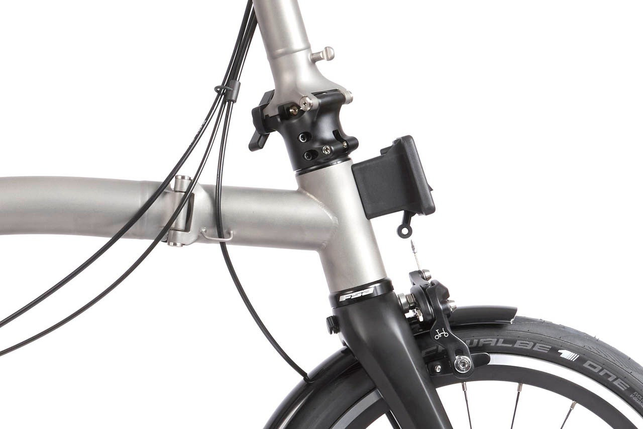 Brompton T Line 12 Speed Folding Bike -Blasted Titanium Ultra-Light RRP £4,996