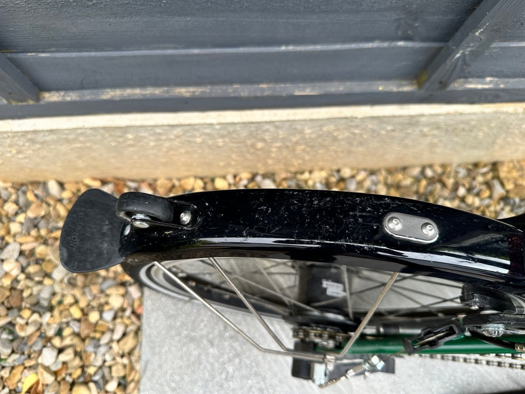 Brompton C Line Explore 2023 Racing Green  6 Speed - with storage bag