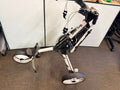 SkyMax CUBE Golf Trolley - Ultra Compact 3-Wheel Push Cart - White/Black
