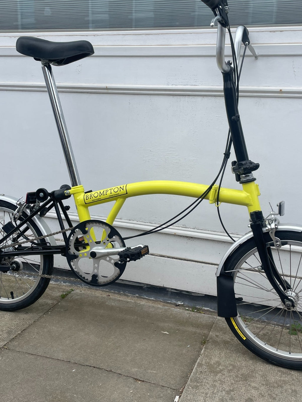 Brompton M3L  Folding Bike - 3-Speed - Yellow