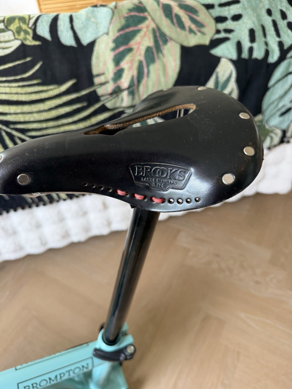 Brompton M6L Superlight — Turkish Green/Black Edition with battery lighting