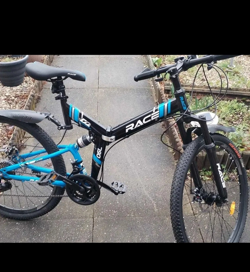 Mountain Bike Full Suspension 26-inch folding Frame,  21 (see description)