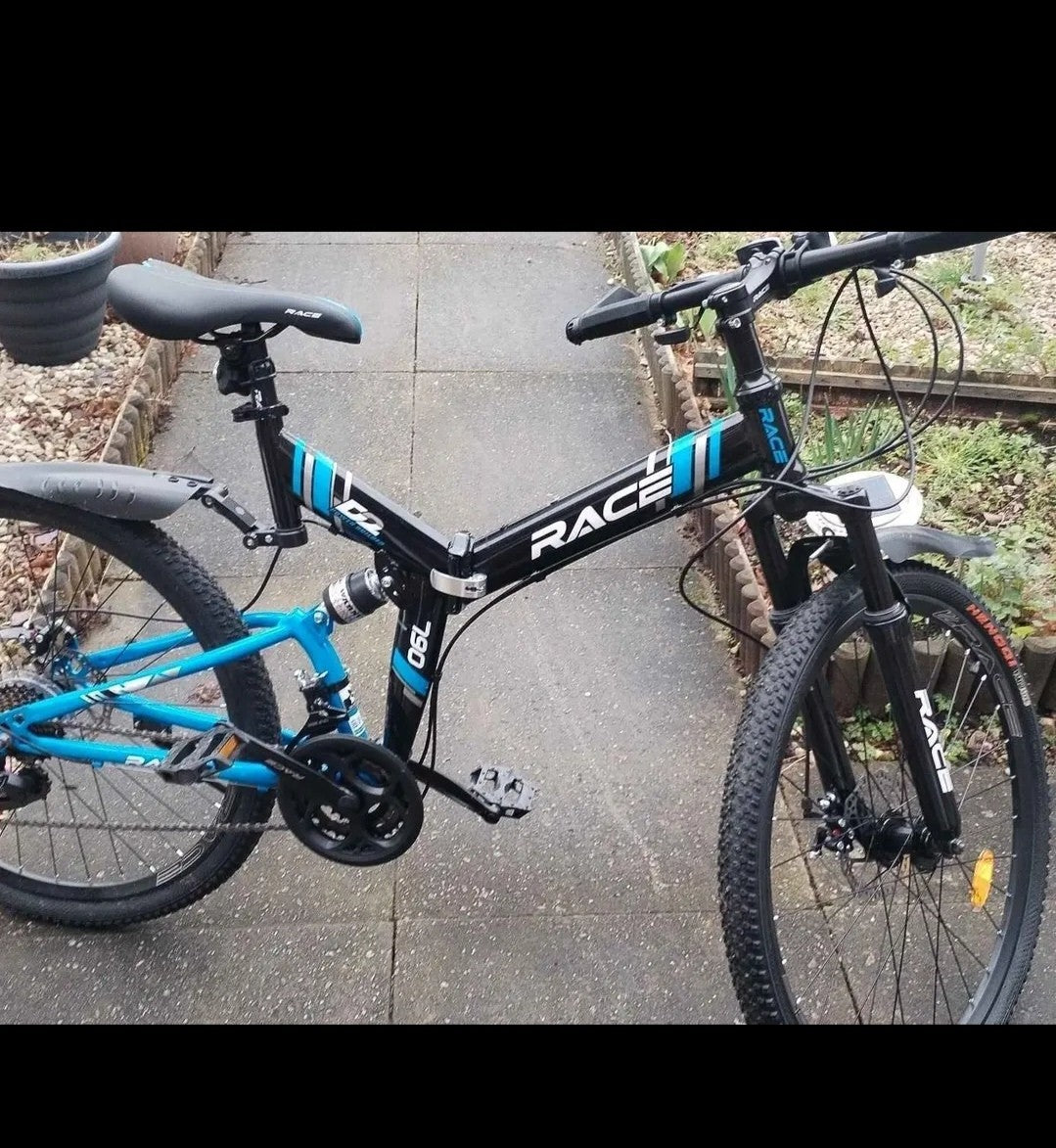 Mountain Bike Full Suspension 26-inch folding Frame,  21 (see description)