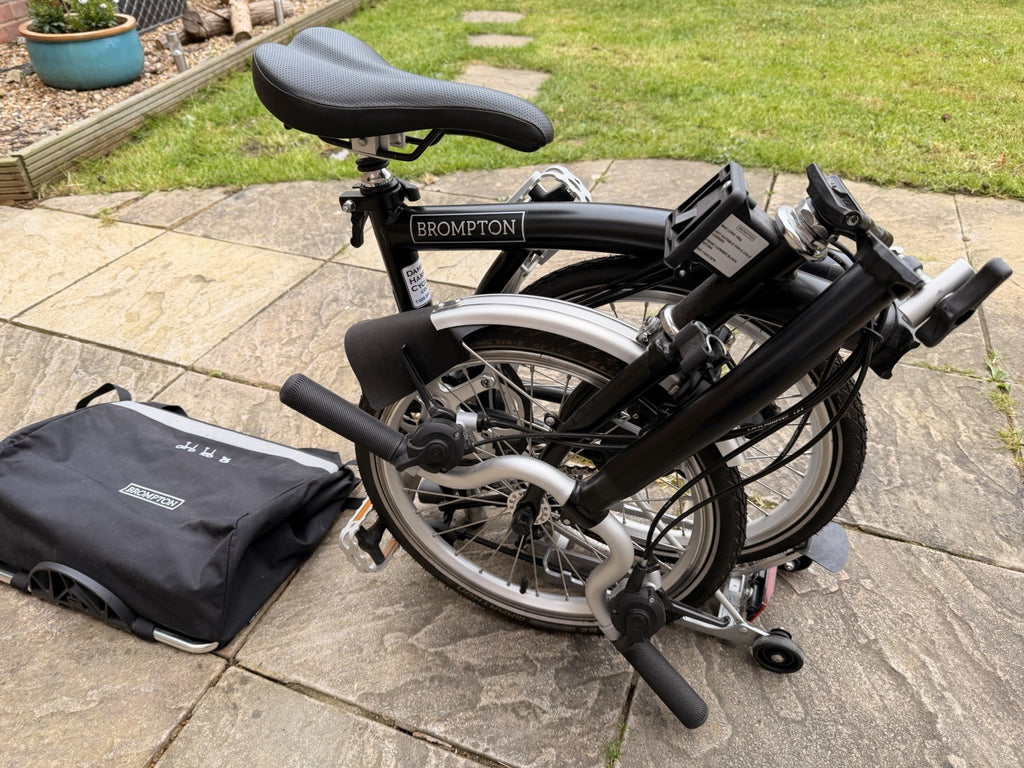Brompton Folding Bike 3-Speed, Black