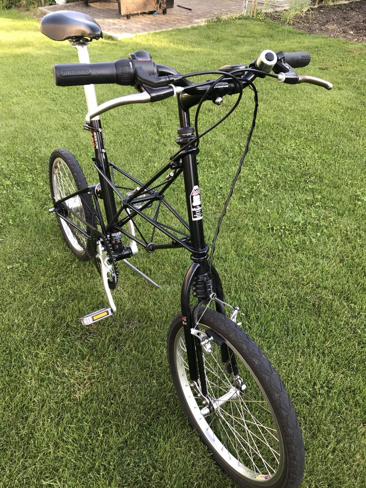 Moulton APB Separable Bike Flat Bar Twist Grip 7 Speed Shifter Full Suspension