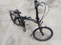 Carrera Intercity 20in Folding Bike Aluminium 8-Speed Grip Shifter Black/Blue