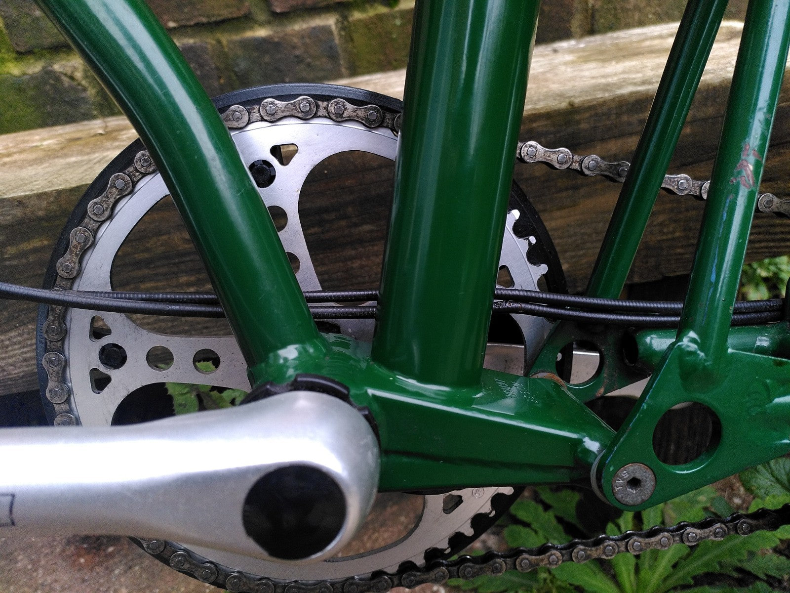 Brompton Folding Bike 3-Speed racing  green great condition