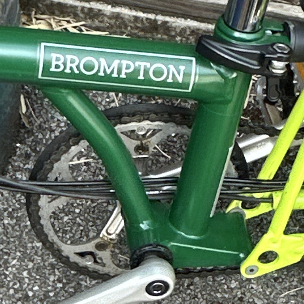 Brompton M6L Green / Lime Green Folding Bike (6 Speed) 2018