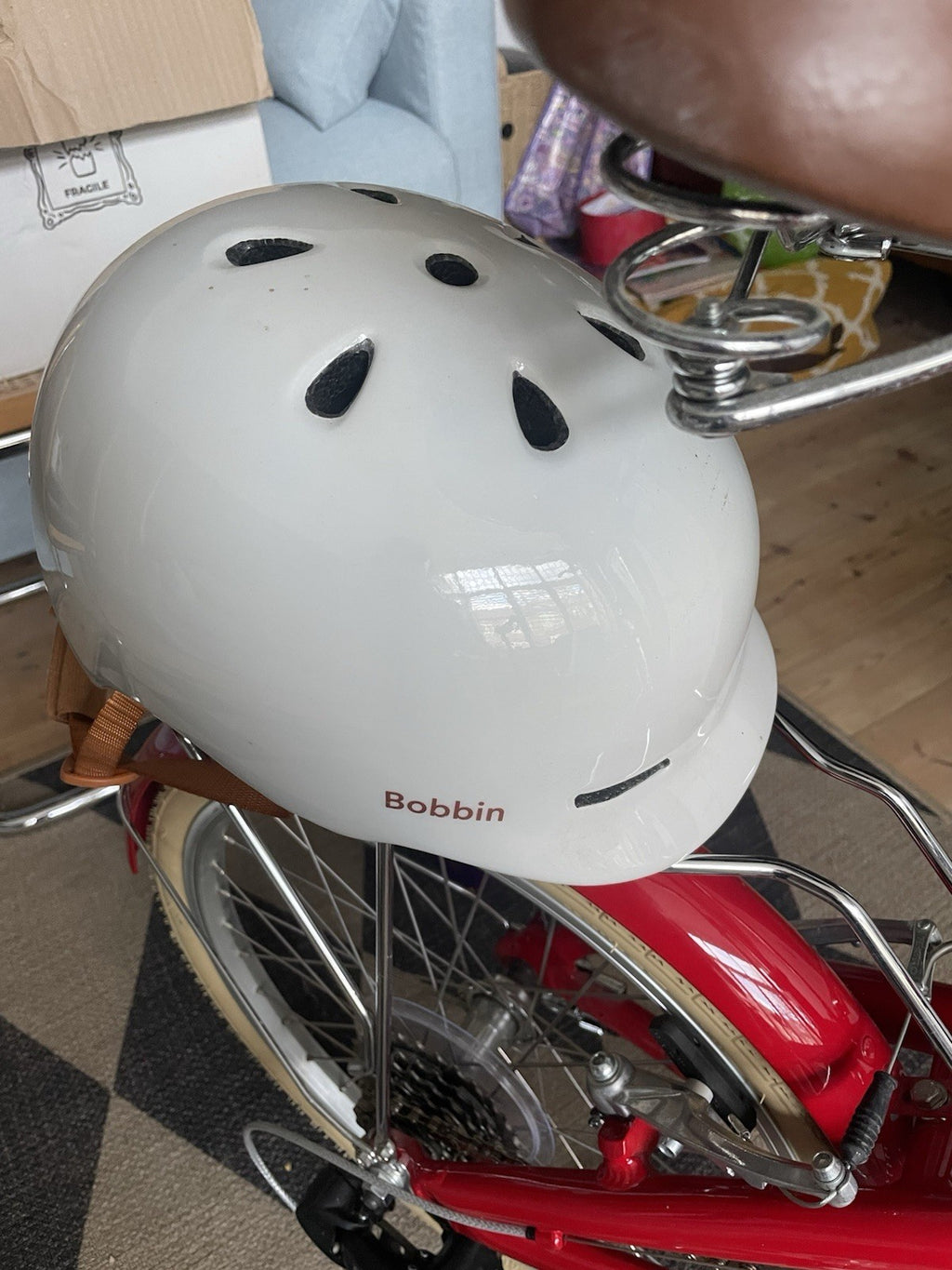 Bobbin Folding bike - red