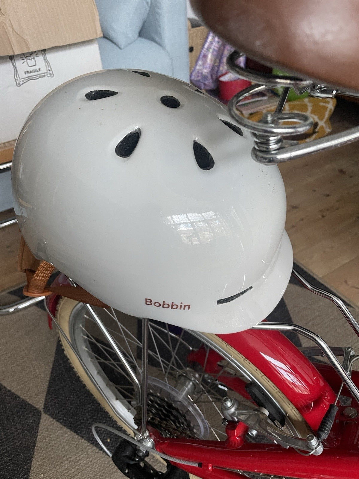 Bobbin Folding bike - red