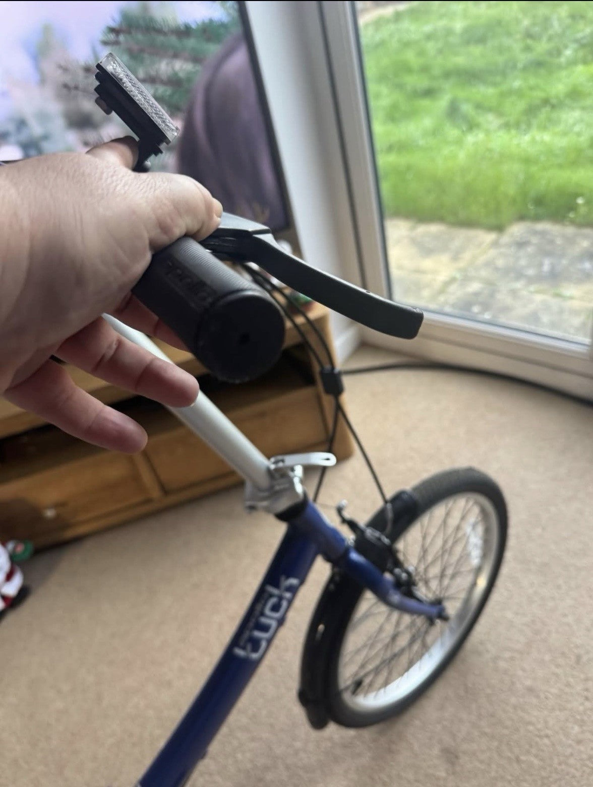 Apollo Tuck 20'' Lightweight Folding Bike Single Speed Blue