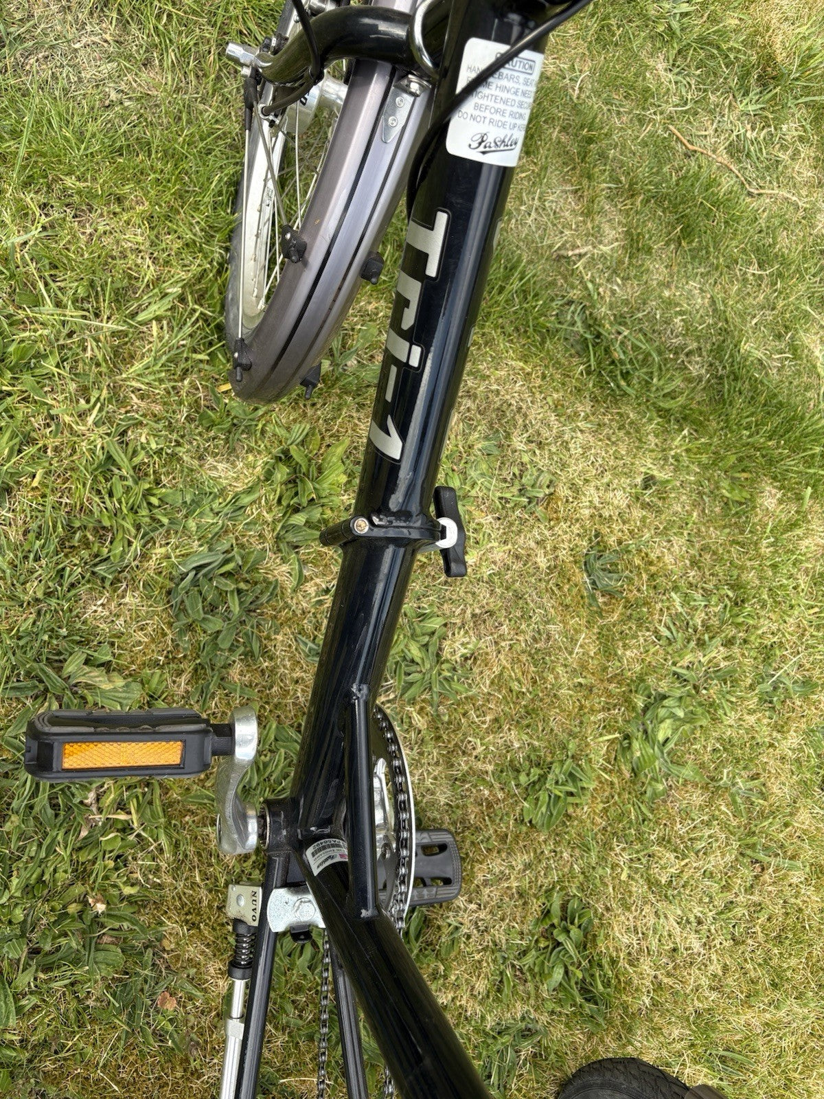 Pashley Tri-1 Folding Trike Black - Excellent Condition