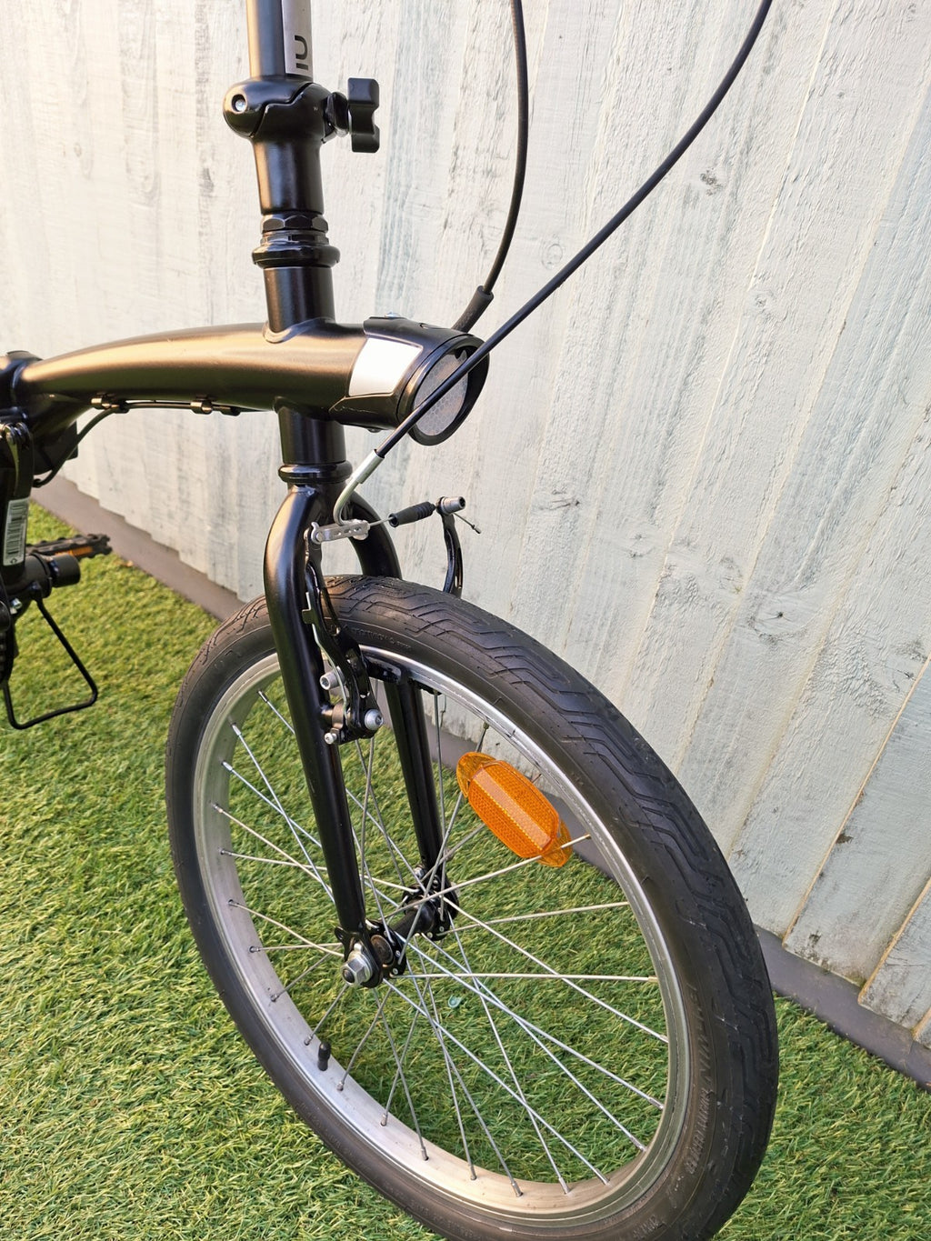 Oxylane 100 Black Folding Bicycle Single Speed