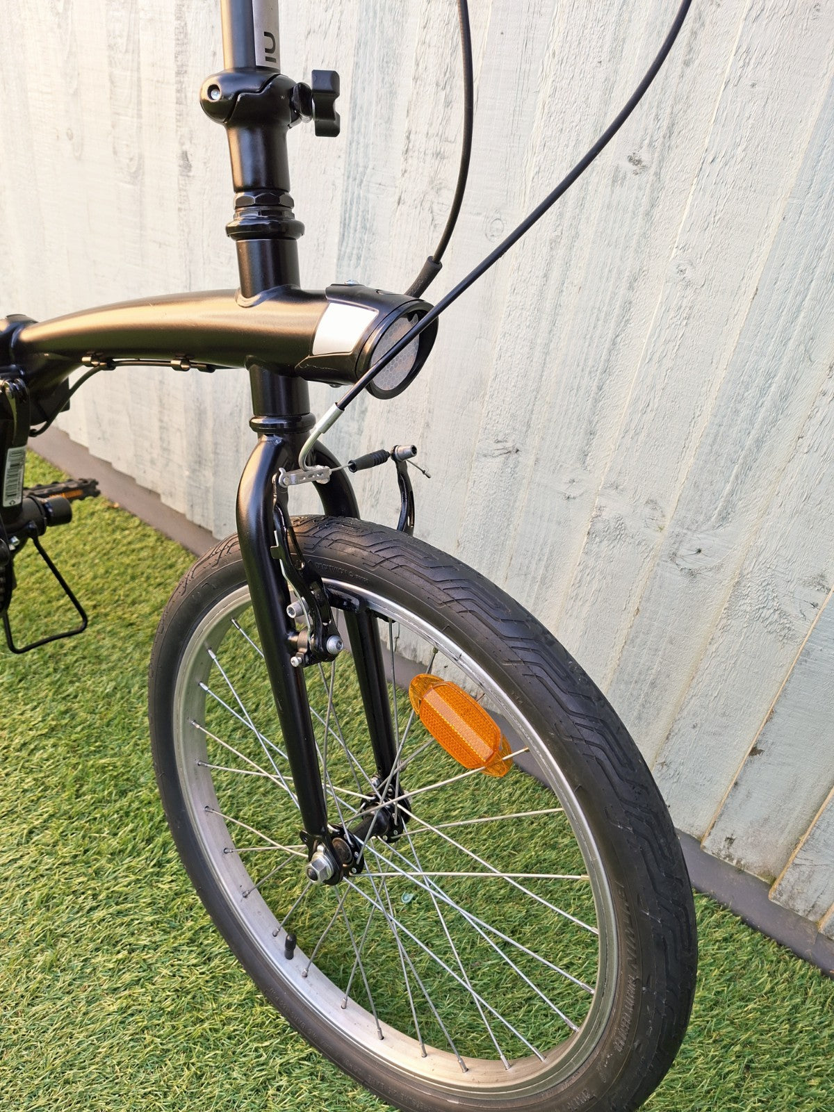 Oxylane 100 Black Folding Bicycle Single Speed