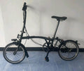 Brompton C-line 6 Speed Black Fold Away Bike Nov 2022. Unused