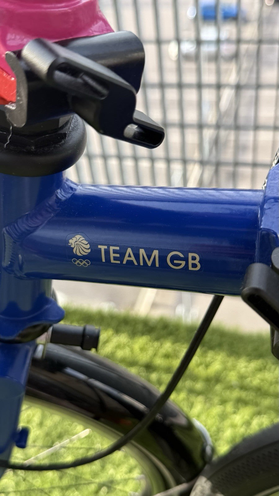 Brompton 2024 Team GB P Line Edition 12 Speed Folding Bike Paris 2024 Olympics