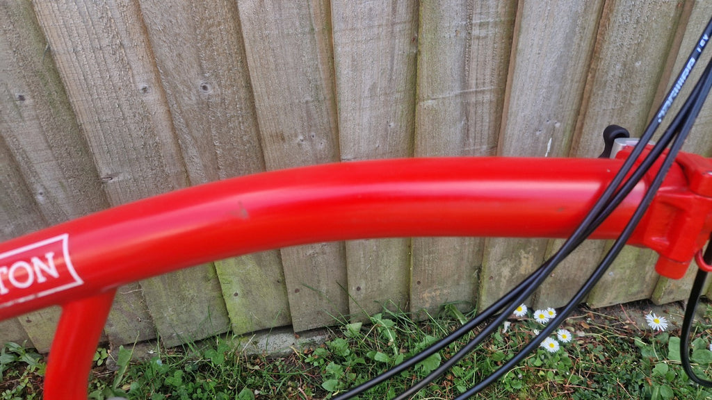 Brompton M6L Superlight Titanium 6 Speed - Red - Very Good Condition
