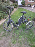 Di Blasi Folding Tricycle Bike 3 Wheel Bicycle Adult Trike