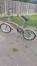 Ammaco Pakka Lite 20 Inch Wheel 6 Speed Alloy Folding Bike Silver