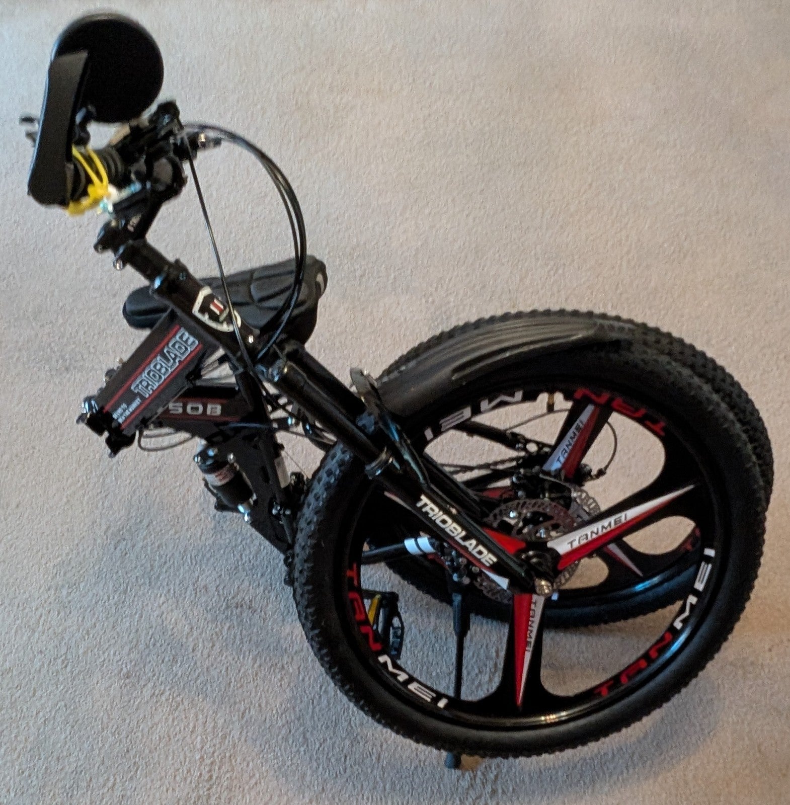 Trioblade Folding Mountain Bike 24-inch