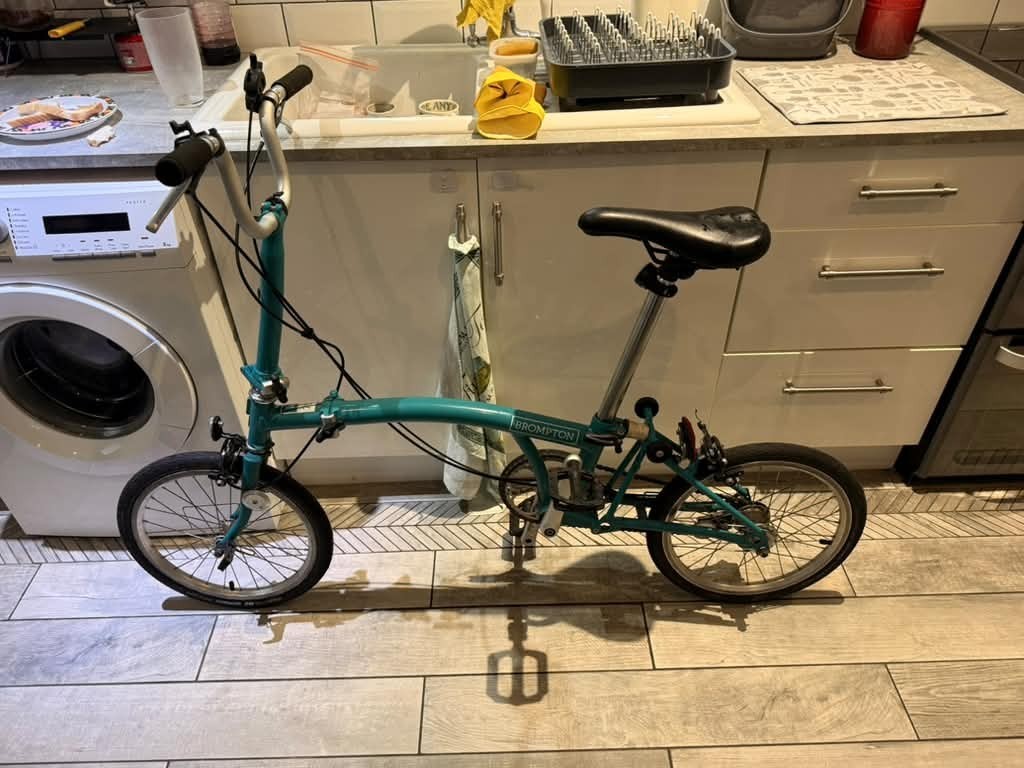 Brompton B75 16" Folding Bike - Blue