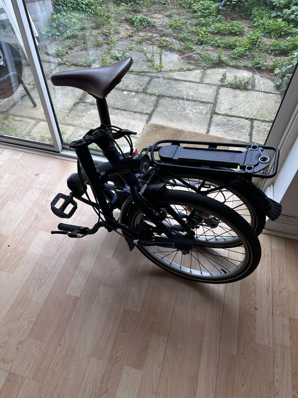 BTWIN Tilt 500 Folding Bike Dark Blue Aluminium