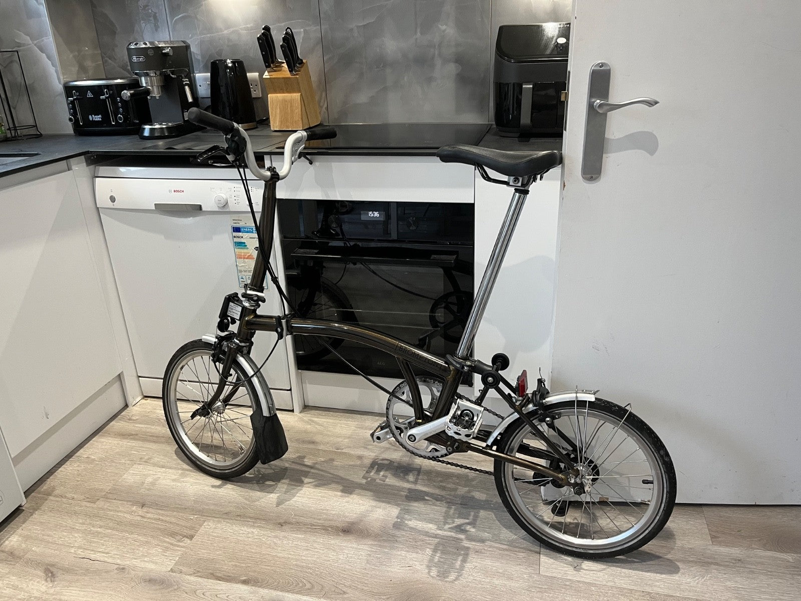 Brompton C Line 2 speed folding bicycle & bag inc